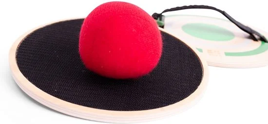 BS Toys Houten vangspel met klittenband