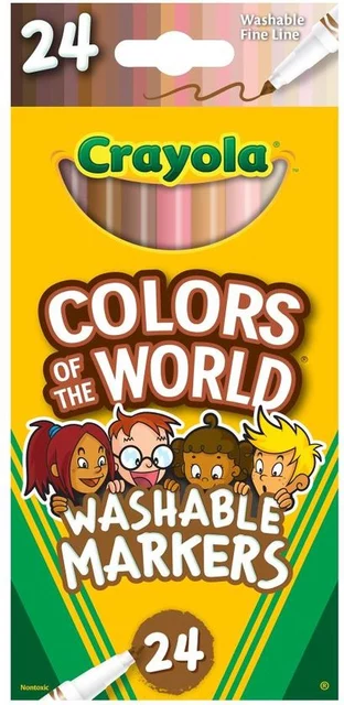 Crayola Colors of the World 24 fijne stiften