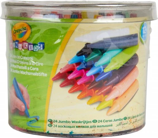 Crayola Mini Kids 24 dikke waskrijtjes