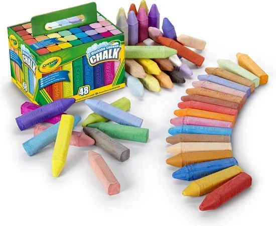 Crayola Stoepkrijt 48 kleuren
