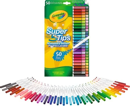 Crayola Supertips 50 viltstiften