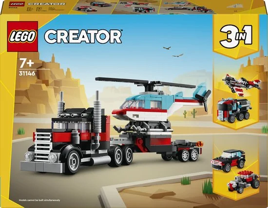 LEGO Creator Truck met helikopter