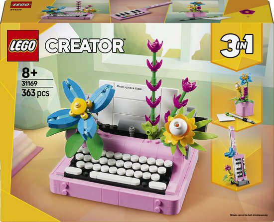 LEGO Creator Typemachine met bloemen 31169
