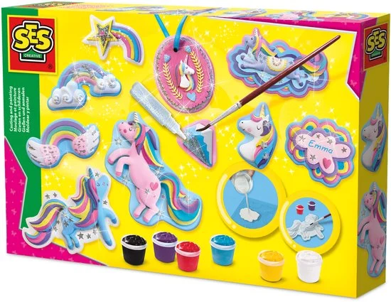 SES Creative Gieten en schilderen: eenhoorns