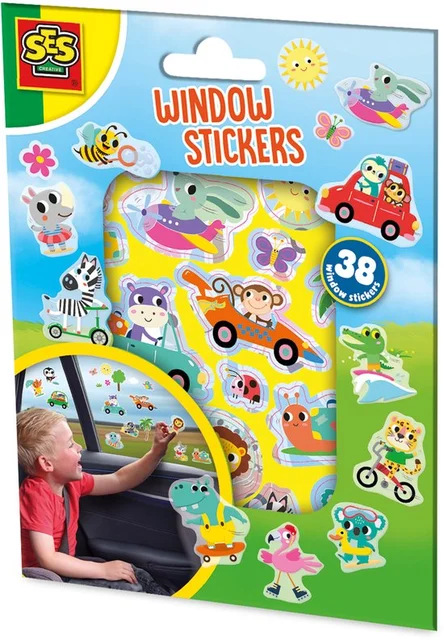 SES Creative Herbruikbare raamstickers