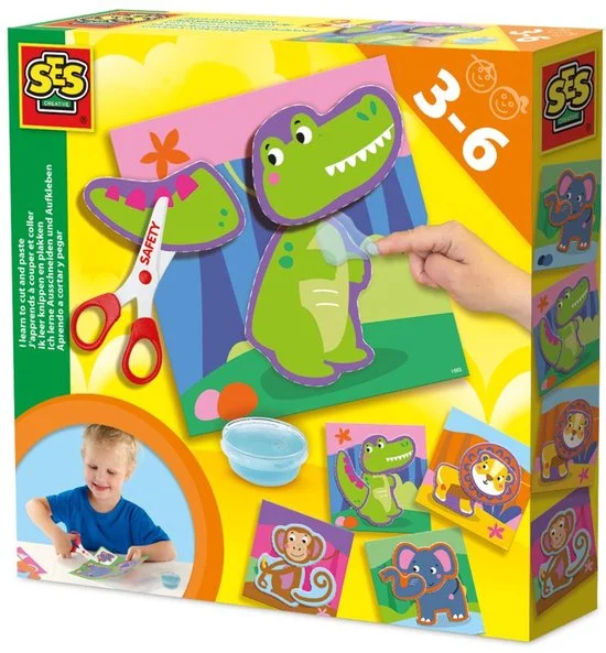 SES Creative Ik leer knippen en plakken